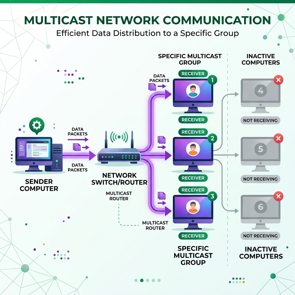Ilustrasi Multicast