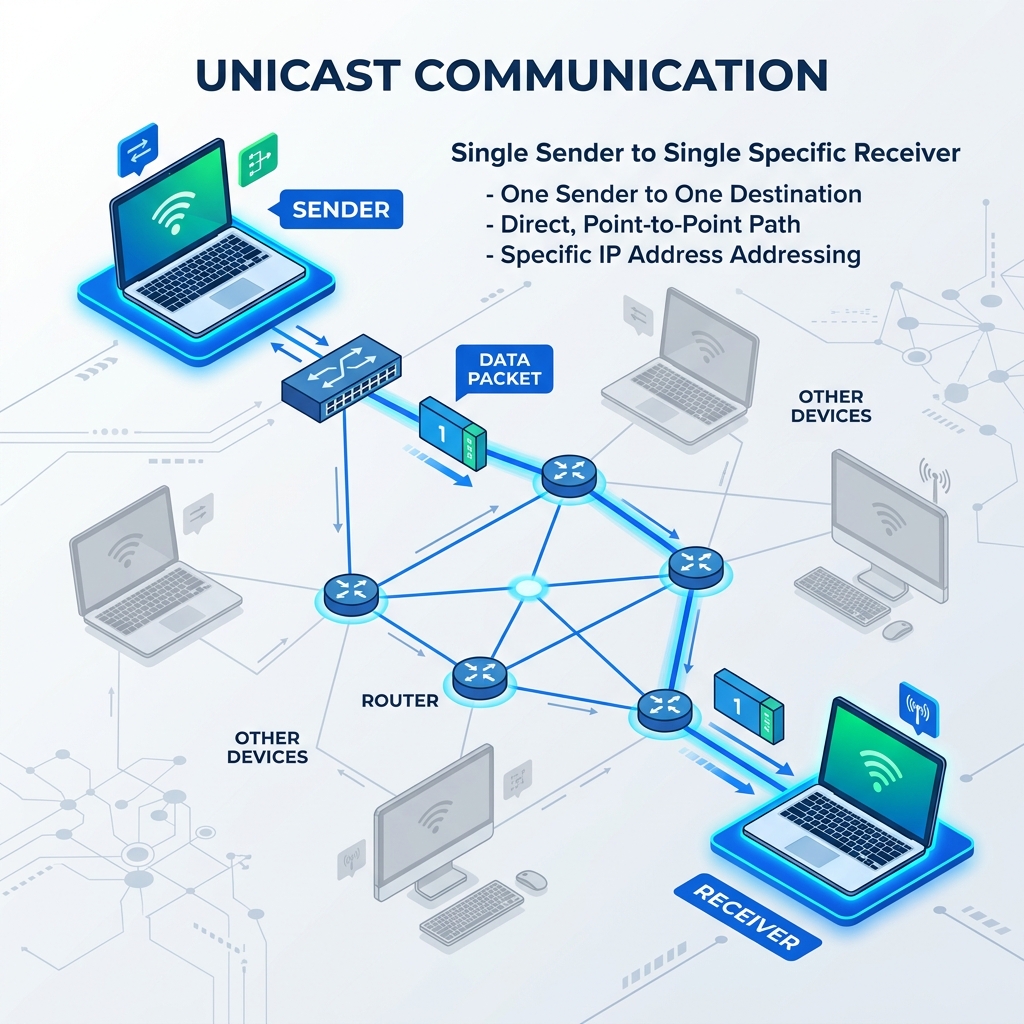 Ilustrasi Unicast